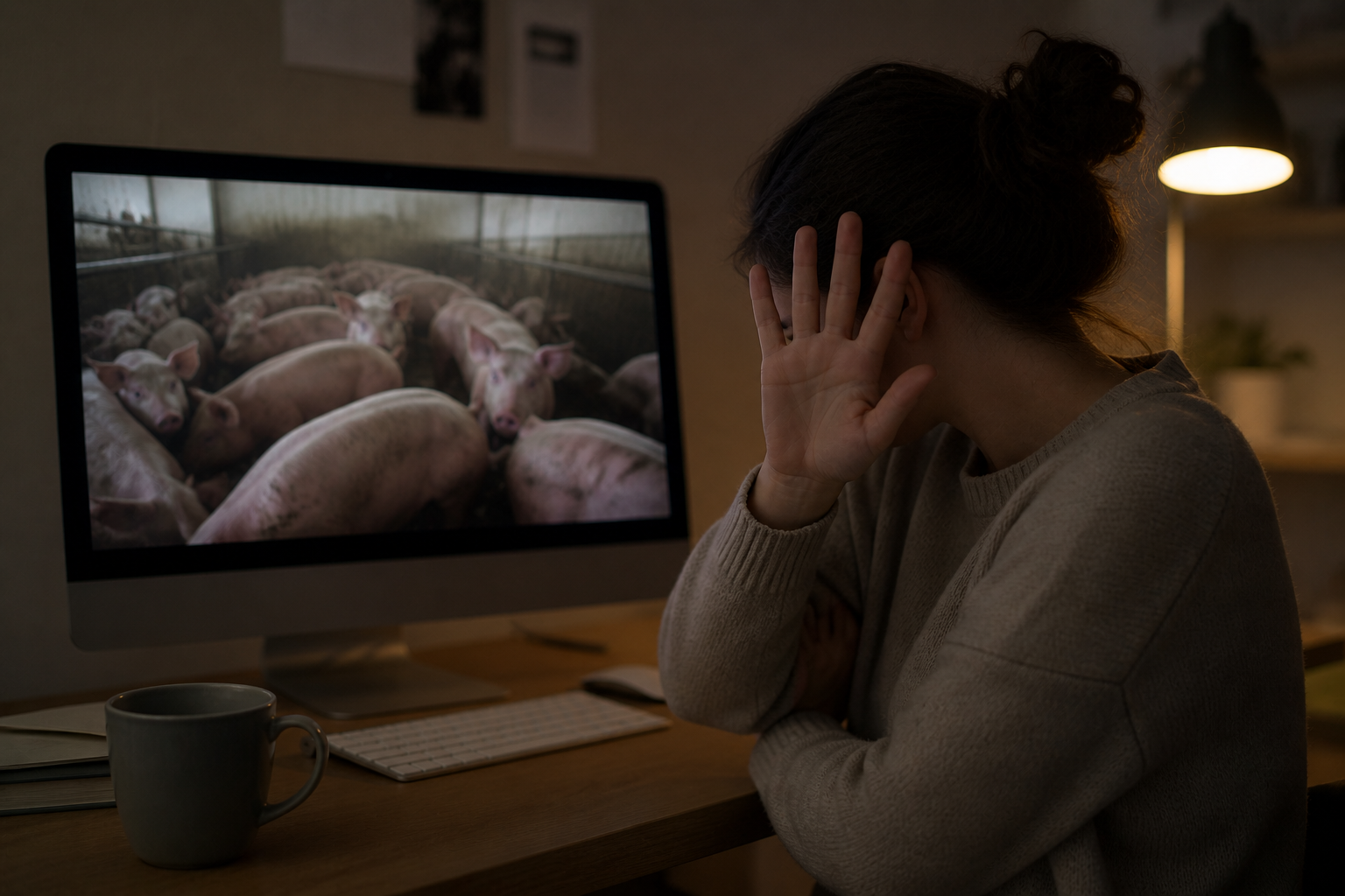 Wegkijken omdat dierenleed te groot en pijnlijk voelt